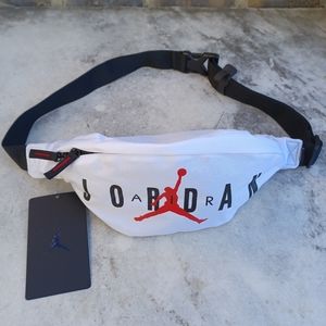 Nike Air Jordan Crossbody Bag White Fanny Pak
